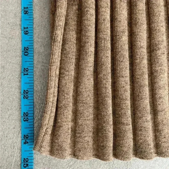 [XL]Current Air Anthropologie Viscose Rib Knit  Wide Leg Cropped Sweater Pants - Picture 3 of 8